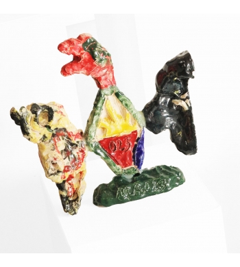 Cerámica escultórica esmaltada de Mad Alvar para artlovers.es