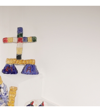 Cerámica escultórica esmaltada de Mad Alvar para artlovers.es
