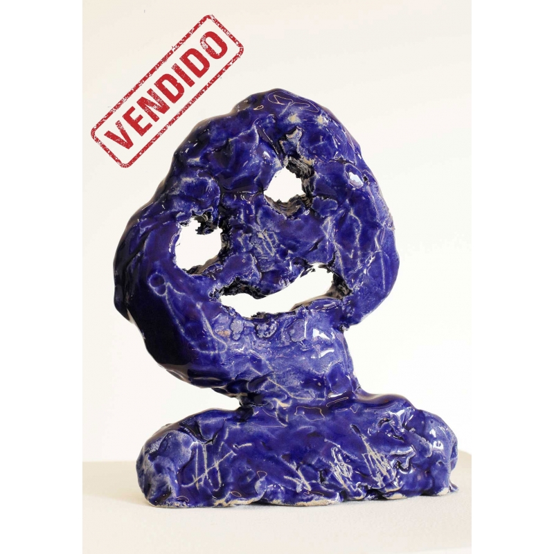 Cerámica escultórica esmaltada de Mad Alvar para artlovers.es