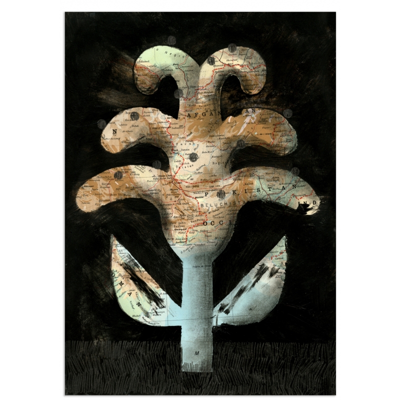 Original collages and prints by Randomagus for 180hilos Original collages and prints by Randomagus for 180hilos