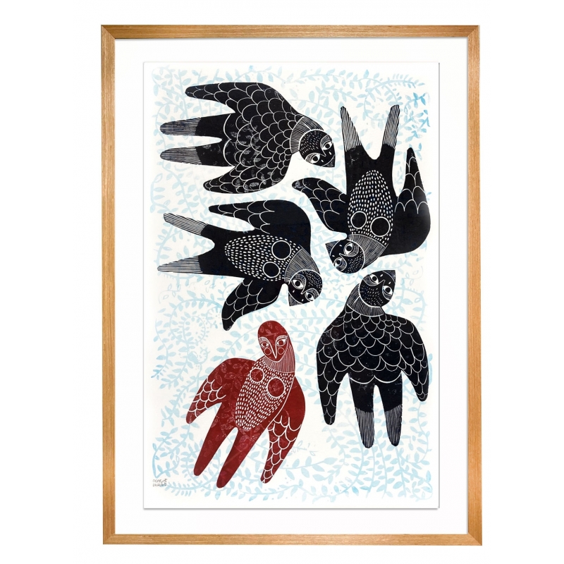 Grabados y serigrafías de Olga Cortadelles para180hilos Artlovers