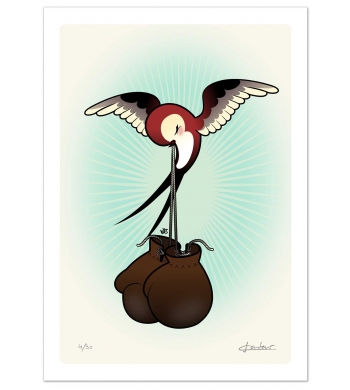 Juan Castaño illustrations in limited series for 180hilos